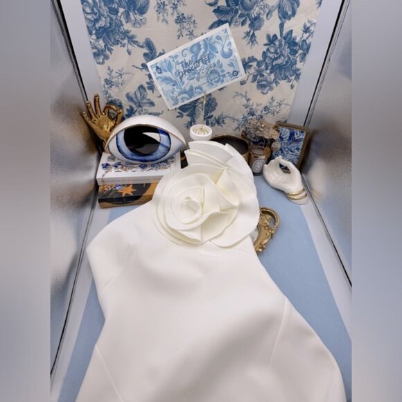 🆕 ACLER 🧿 NWOT Wynyard One Shoulder Maxi Dress, Ivory - Sz AU 8 US 4 - Picture 2 of 14